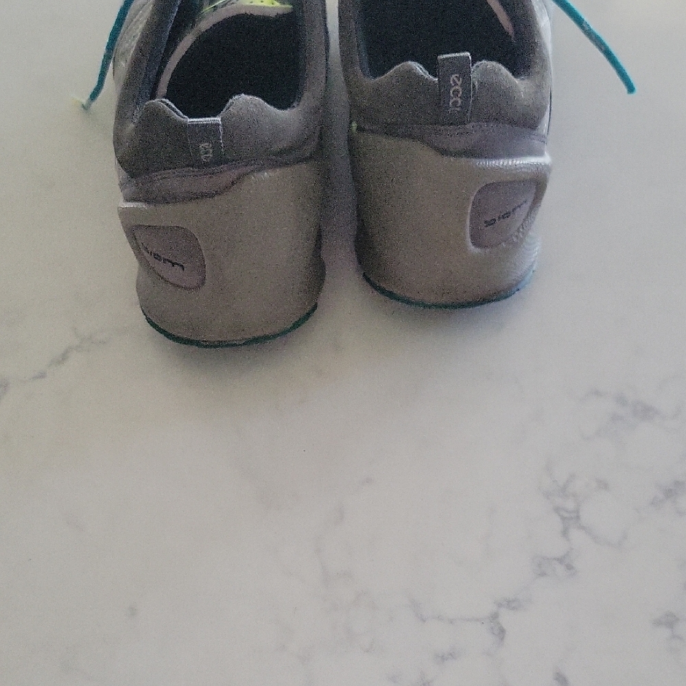ECCO Biom Sneakers in Gray with Blue Laces Golf Shoes 8.5 - Picture 9 of 15